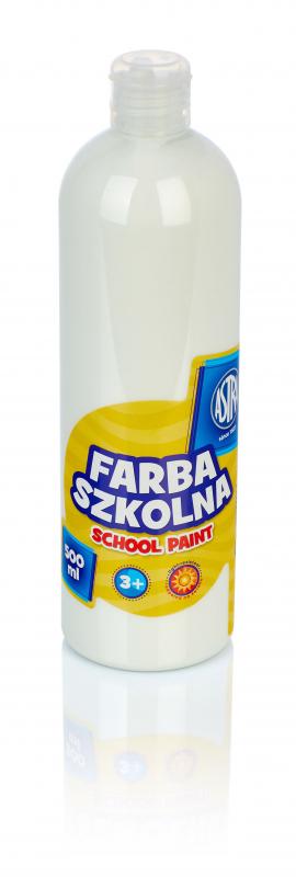 FARBA SZKOLNA ASTRA 500ML BIAŁA