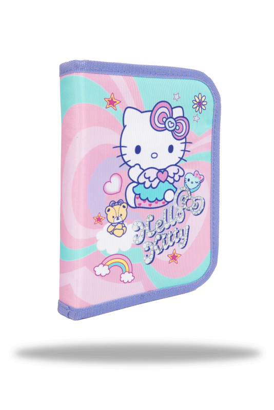 PIÓRNIK JEDNOKLAPKOWY BEZ WYPOSAŻENIA CLIPPER - PINK 1 HELLO KITTY