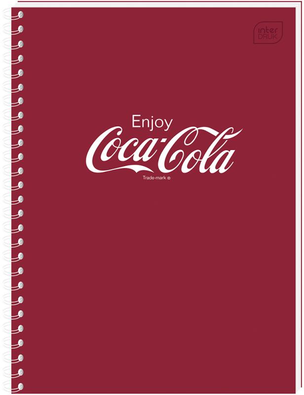 KOŁOZESZYT A6/80 # SOFT TOUCH COCA COLA