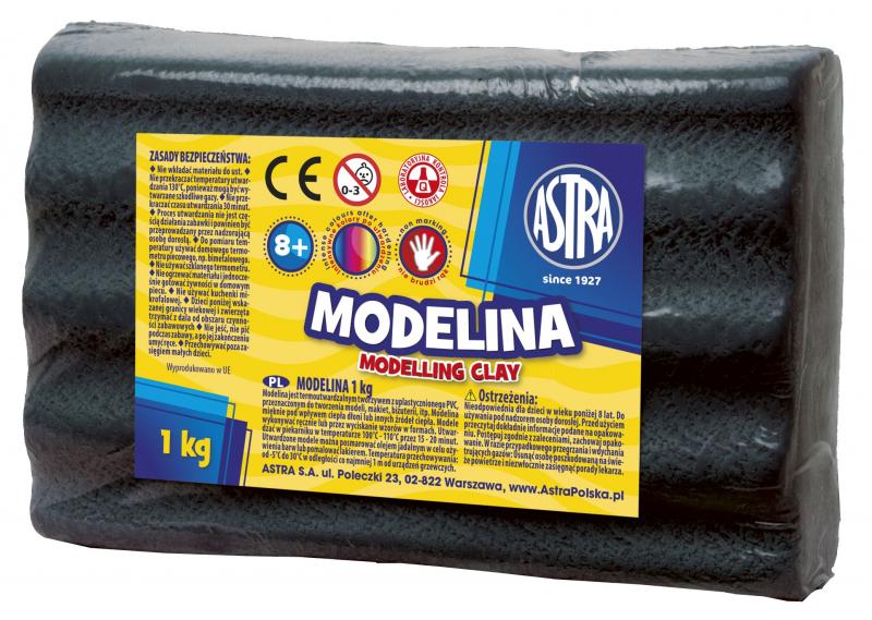 MODELINA 1 KG ASTRA CZARNA