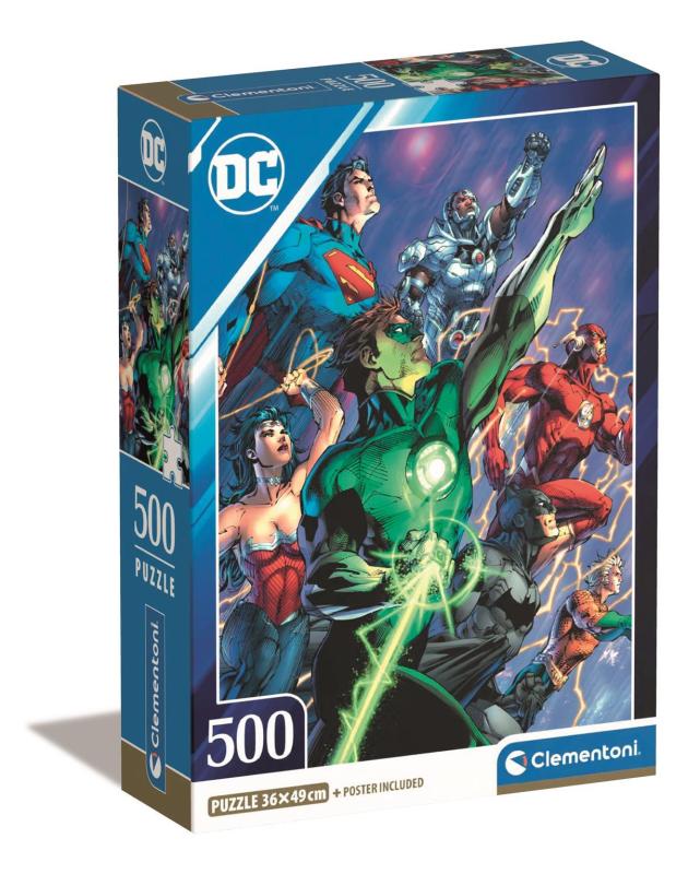 PUZZLE 500 COMPACT DC COMICS JUSTICE LEAGUE