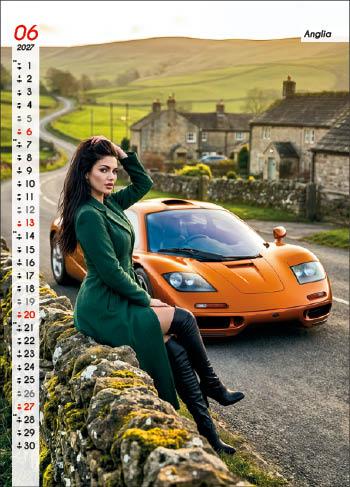 KALENDARZ WIELOPLANSZOWY GIRLS&CARS JOTAN STANDARD