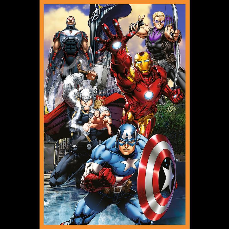 PUZZLE 3X80 TREFL DNI PEŁNE AKCJI AVENGERS