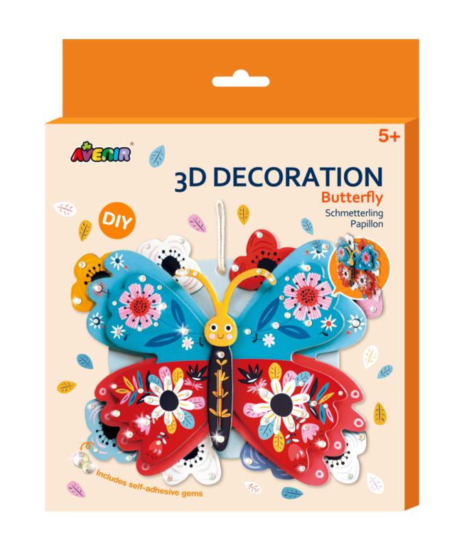 DEKORACJA 3D MOTYL