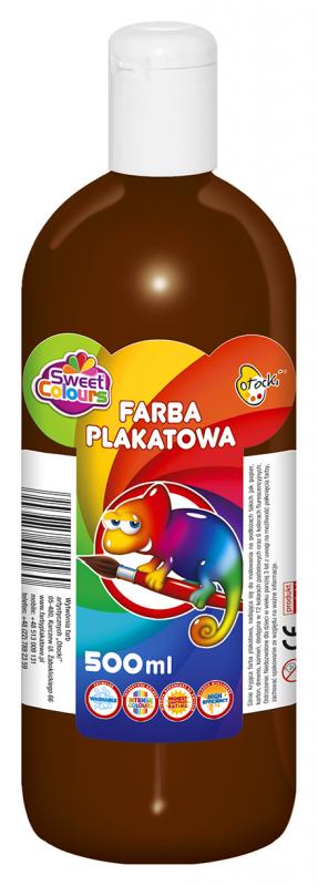 FARBA PLAKATOWA OTOCKI 500ML BRĄZ