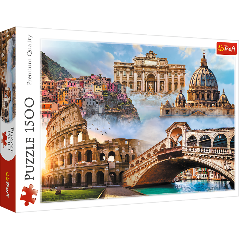 PUZZLE 1500 TREFL ULUBIONE MIEJSCA: WŁOCHY