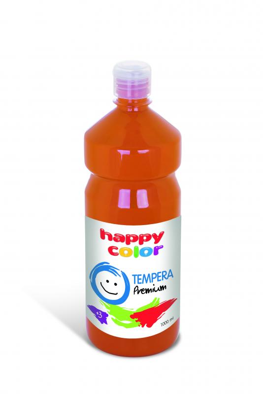 FARBY TEMPERA PREMIUM 1000ML CIEMNY POMARAŃCZOWY