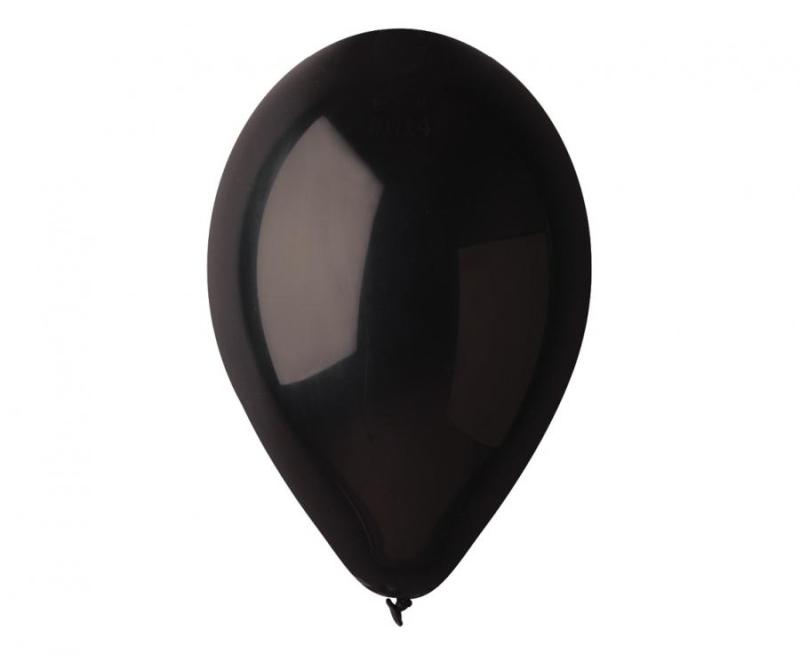 BALON PASTELOWY CZARNY 14 A/100