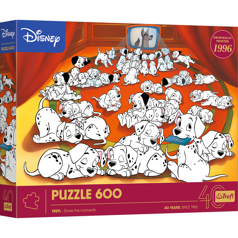 PUZZLE 600 TREFL 101 DALMATYŃCZYKÓW