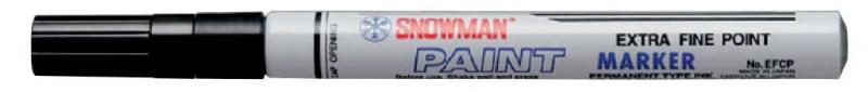 MARKER OL.SNOWMAN CIENKI CZARNY