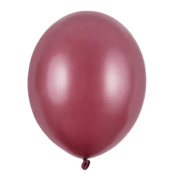 BALONY STRONG 30CM METALLIC MAROON