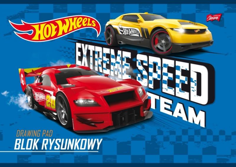 BLOK RYSUNKOWY A4 UNIPAP HOT WHEELS