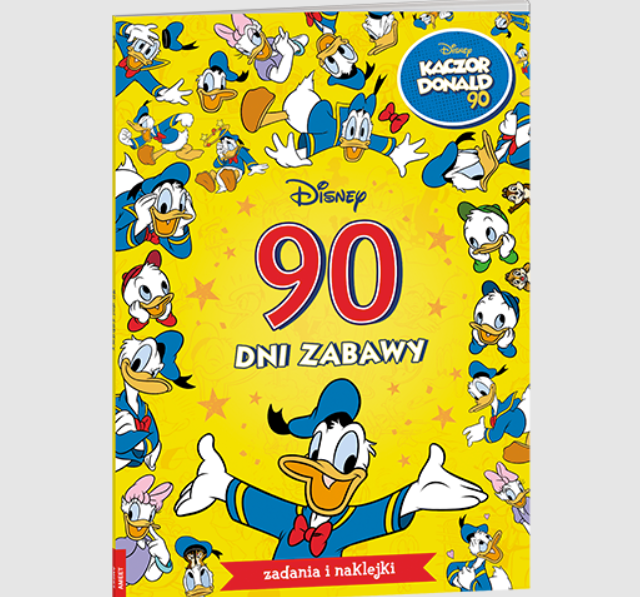 KSIĄŻECZKA DONALD. 90 DNI ZABAWY