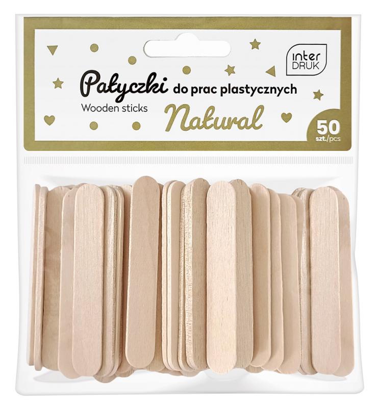 NATURALNE PATYCZKI DO PR PLAS 65X10 50sz