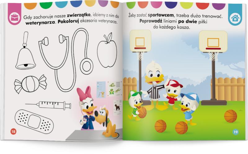 KSIĄŻECZKA DISNEY MALUCH. ELEMENTARZ ZAWODÓW. ĆWICZENIA BANER