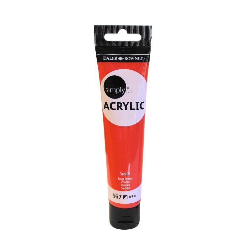 FARBA AKRYLOWA 75ML LYRA SCARLET