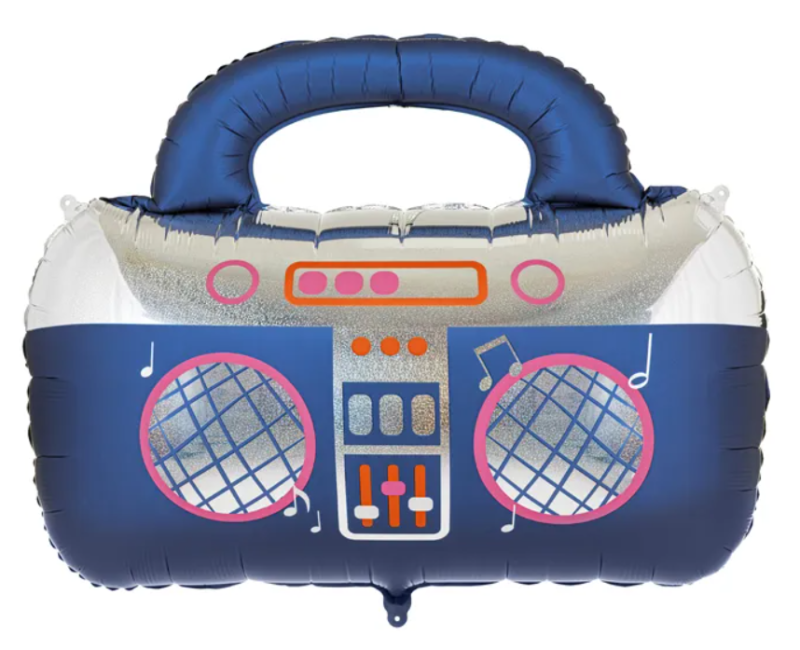 BALON FOLIOWY BOOMBOX 98X70,5CM GRANATOWY