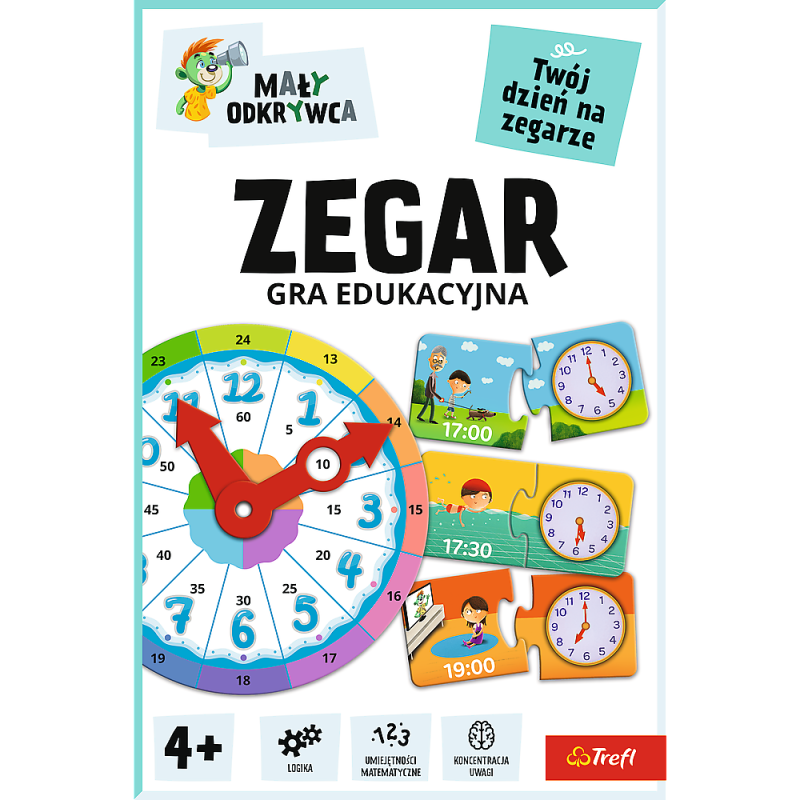 GRA TREFL ZEGAR - MAŁY ODKRYWCA