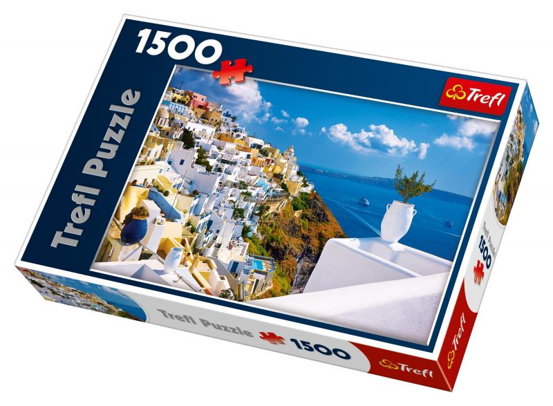 PUZZLE 1500 TREFL SANTORINI GRECJA