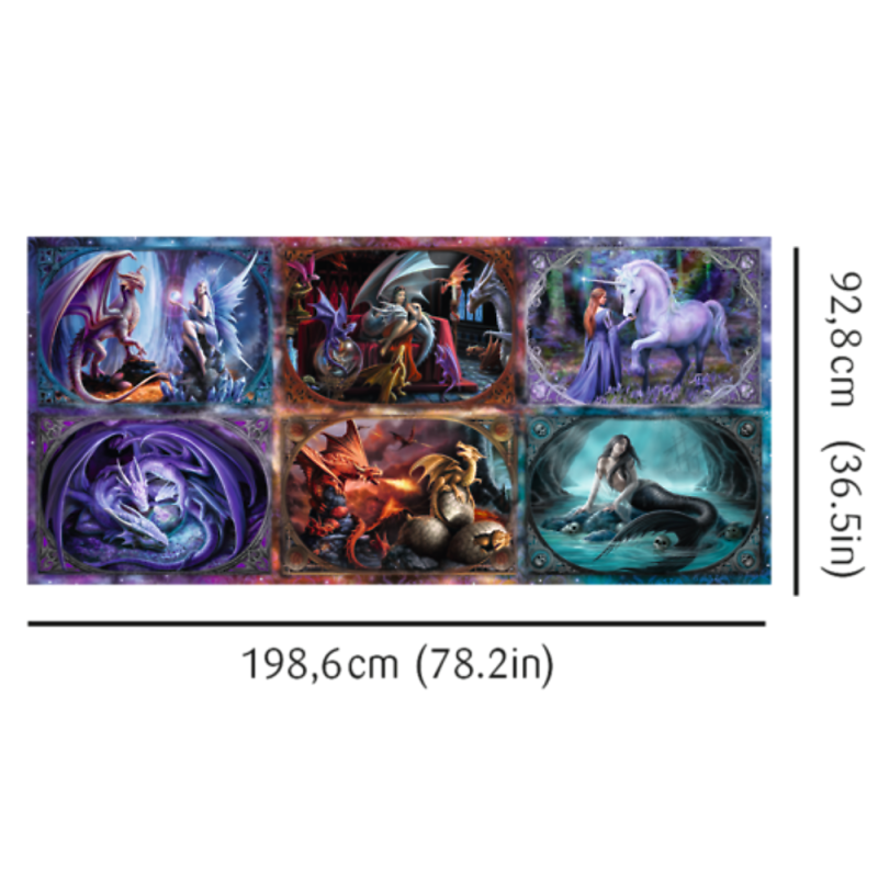 PUZZLE 9000 TREFL FANTASTYCZNE STWORZENIA