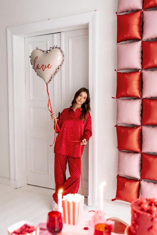 BALON FOLIOWY SERCE 91X85CM MIX