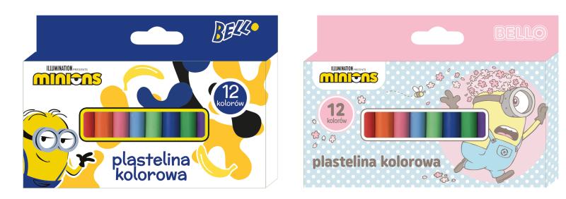 PLASTELINA 12 BENIAMIN MINIONKI