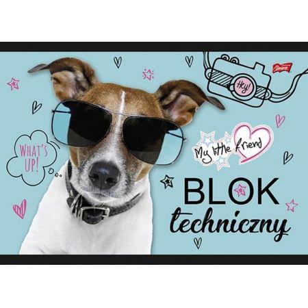 BLOK TECHNICZNY A4 10K MY LITTLE FRIEND