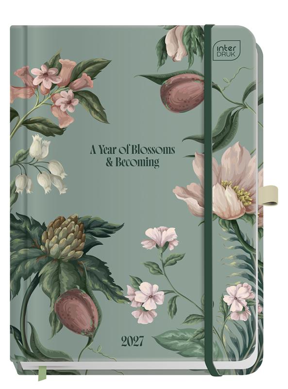 KALENDARZ KSIĄŻKOWY A5 192 MAT + UV WILD FLOWERS 2027