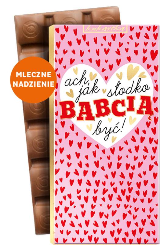 CZEKOLADY 100G KUKARTKA BABCIA I DZIADEK DiB