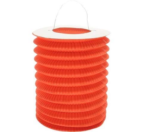 LAMPION DEKORACYJNY WALEC POMARAŃCZ