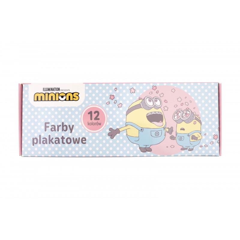 FARBY 12 PLAKATOWE MINIONKI