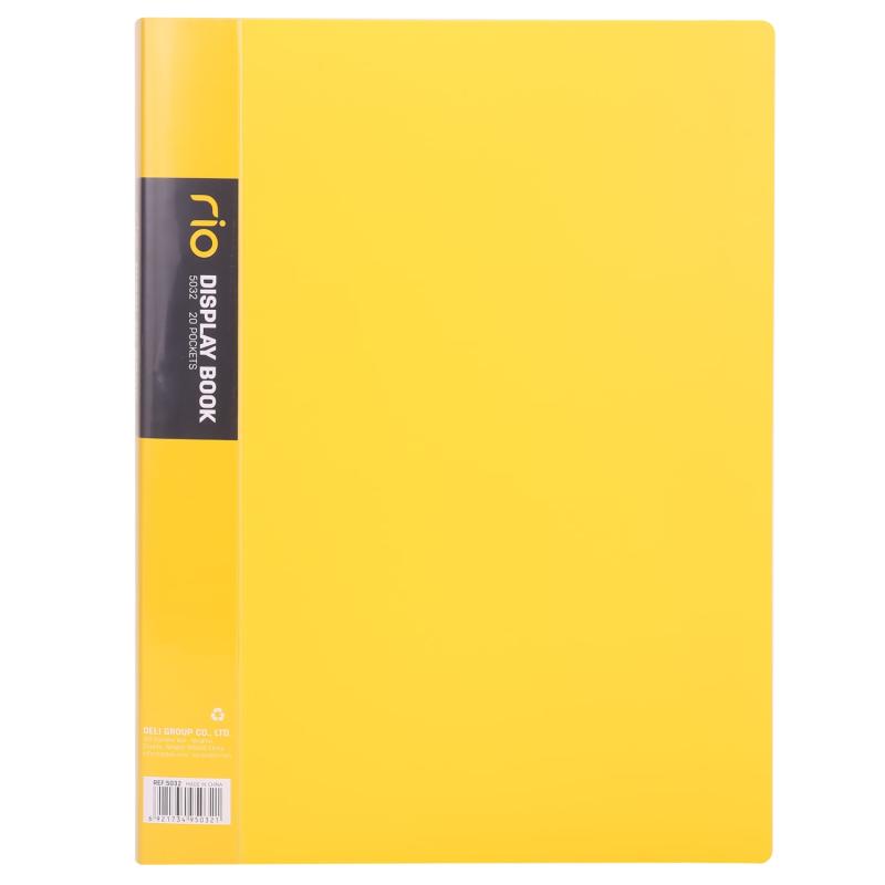 ALBUM OFERTOWY A4 20 KOSZULEK SERIA RIO ŻÓŁTY DELI