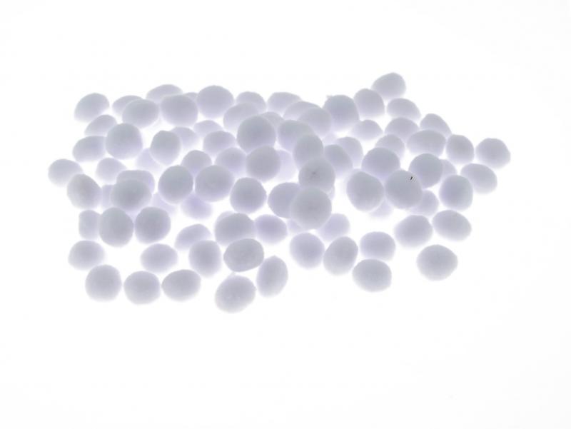 POMPONY BIAŁE 10MM BREWIS