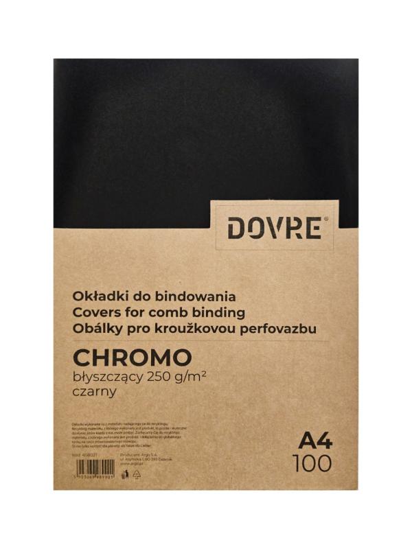 OKŁADKA DO BINDOWANIA CZARNA CHROMO ARGO OP 100SZT