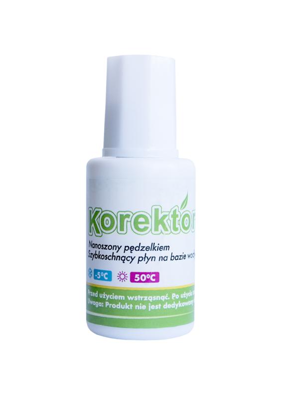 KOREKTOR W BUTELCE Z PĘDZELKIEM 20G A/12