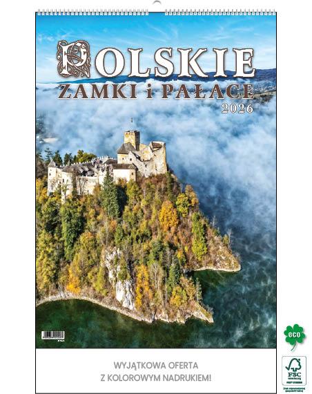 KALENDARZ WIELOPLANSZOWY POLSKA ZAMKI I PAŁACE JOTAN STANDARD