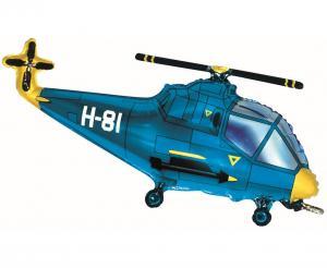 BALON FOLIOWY 24 HELIKOPTER NIEBIESKI