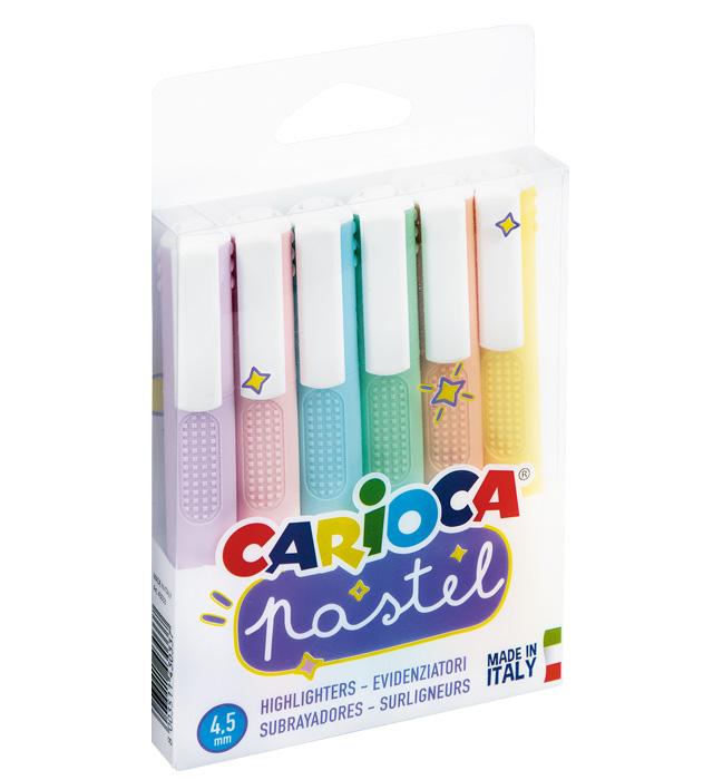 ZAKREŚLACZ PASTEL CARIOCA 6KOL. 43033