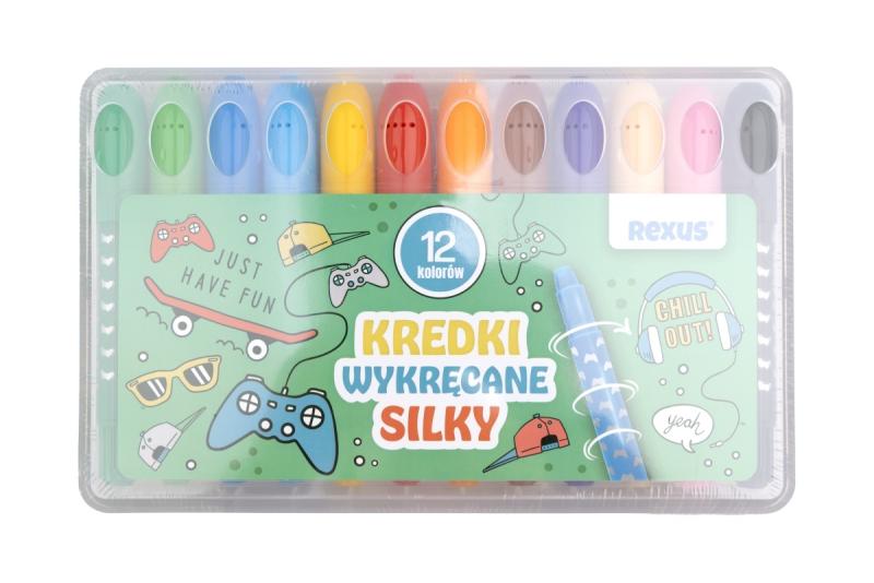 KREDKI 12 BENIAMIN WYKRĘCANE SILKY