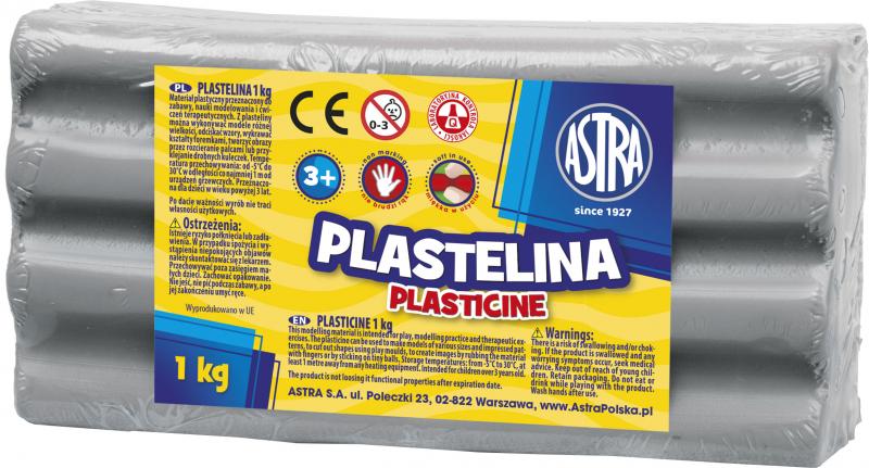 PLASTELINA 1KG ASTRA POPIELATA