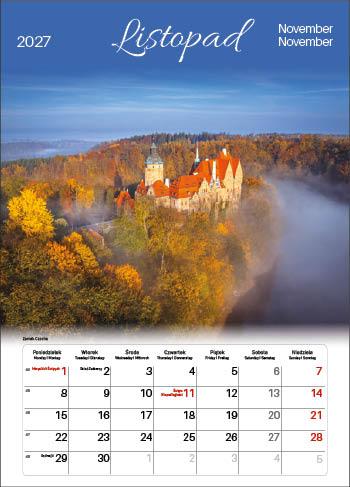 KALENDARZ WIELOPLANSZOWY MAGICZNA POLSKA JOTAN STANDARD