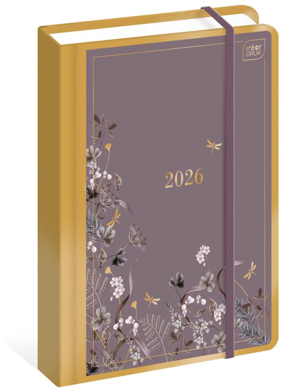 KALENDARZ KSIĄŻKOWY A5 384 METAL.SATIN 2026
