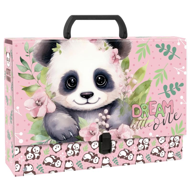 TECZKA TWARDA Z RĄCZKĄ PANDA 10