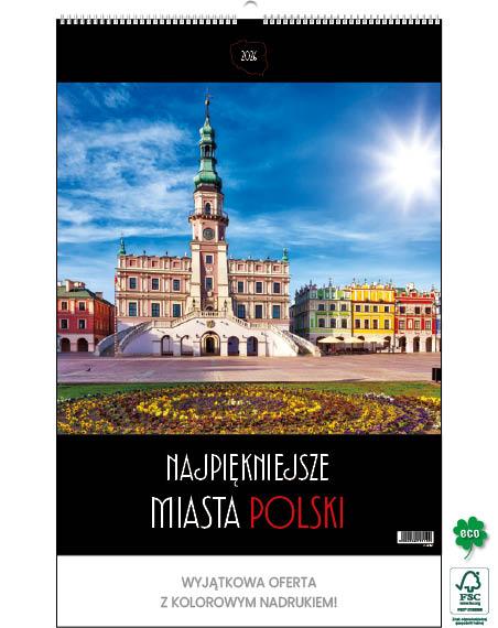 KALENDARZ WIELOPLANSZOWY NAJ.MIASTA POLSKI JOTAN STANDARD