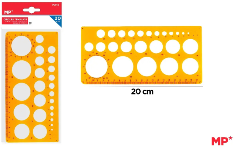 SZABLON DO RYSOWANIA KÓŁEK 20CM MP