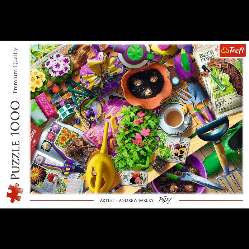 PUZZLE 1000 TREFL PORZĄDKI W OGRODZIE