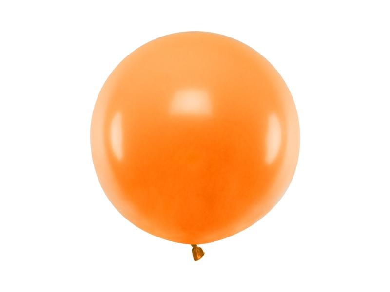 BALON OKRĄGŁY 60CM PASTEL MANDARIN ORANGE