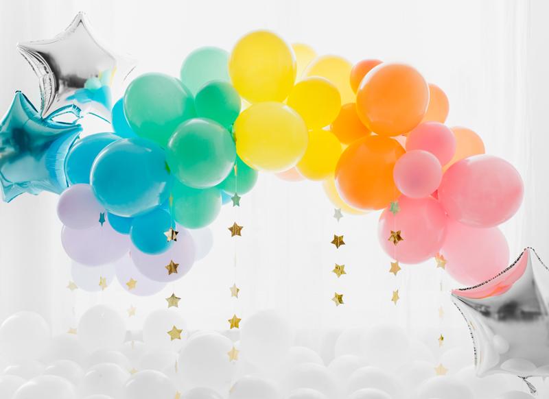 BALONY ECO 26CM PASTELOWE RUMIANY RÓŻOWY