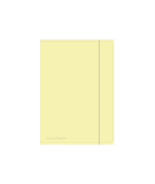 TECZKA NA GUMKĘ A4 POWDER YELLOW PASTEL COOLPACK