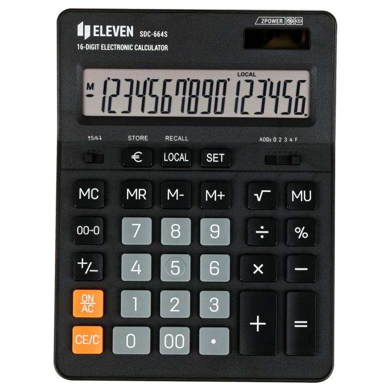 KALKULATOR ELEVEN SDC-664S BIUR.